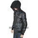 Eminem Grammy Awards Biker Black Leather Jacket